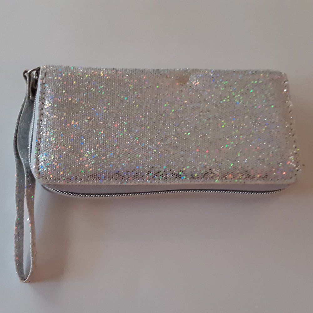 Fun Gold Glitter Wristlet